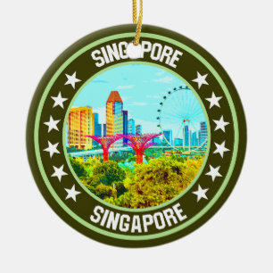Singapore Keramisch Ornament