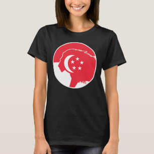 Singapore Leeuw Singaporese nationale dierenvlag T-shirt