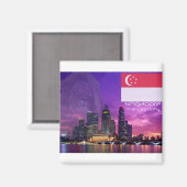 Singapore Magneet (Voorkant / Achterkant)