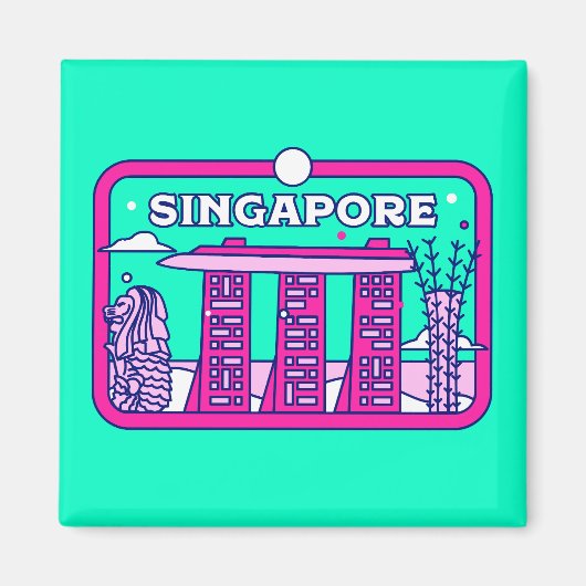 Singapore Magneet (Voorkant)