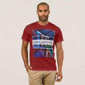 Singapore Mannen T Shirt top Gift (Voorkant volledig)