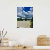 Singapore Marina Bay Sands Skyline Poster (Keuken)