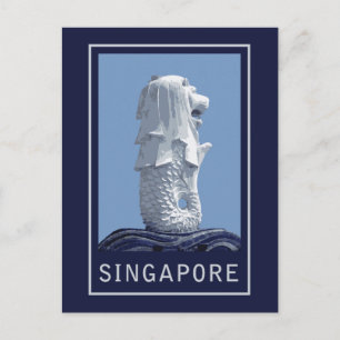 Singapore Merlion Briefkaart