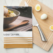 Singapore Nasi Lemak keukenhanddoek (Quarter Fold)