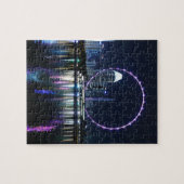 Singapore night skyline legpuzzel (Horizontaal)