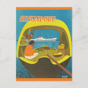  Singapore-reizen Briefkaart