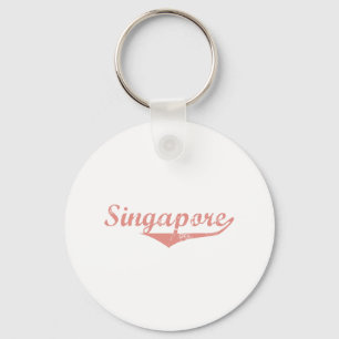 Singapore Revolutionaire Stijl Sleutelhanger