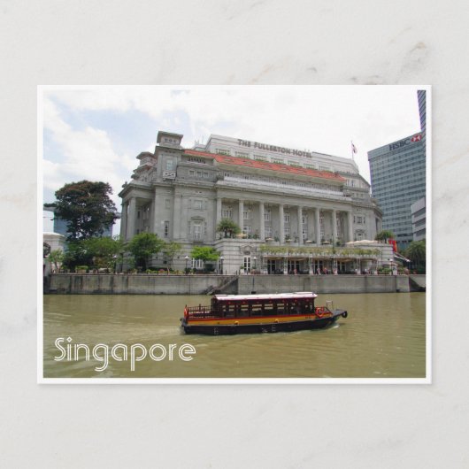 Singapore River Hotel Briefkaart (Voorkant)