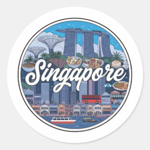 SINGAPORE RONDE STICKER
