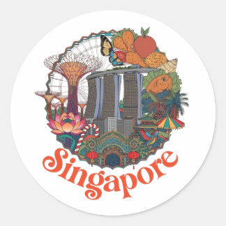 SINGAPORE RONDE STICKER
