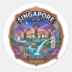 SINGAPORE RONDE STICKER