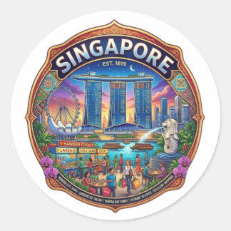 SINGAPORE RONDE STICKER