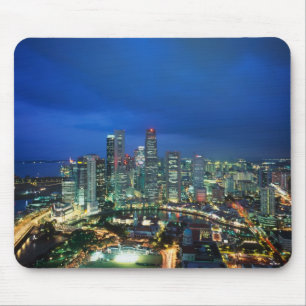Singapore Silhouet 's nachts, Singapore Muismat