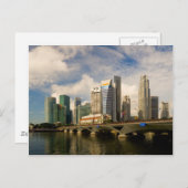 Singapore skyline briefkaart (Voorkant / Achterkant)