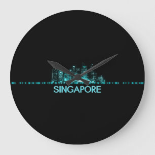 Singapore Skyline Grote Klok