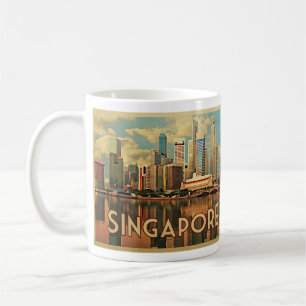 Singapore Skyline Koffiemok