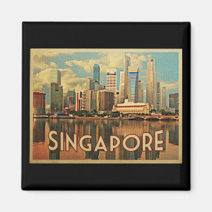 Singapore Skyline Magneet