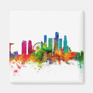 Singapore Skyline Magneet