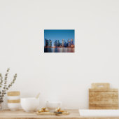 Singapore Skyline Poster (Keuken)