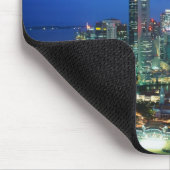 Singapore Skyline 's nachts, Singapore Muismat (Hoek)