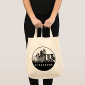 Singapore Skyline Tote Bag (Voorkant (product))