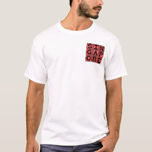 Singapore, stadstaat in Zuidoost-Azië T-shirt