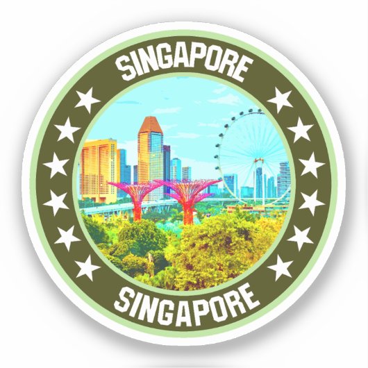Singapore Sticker (Voorkant)