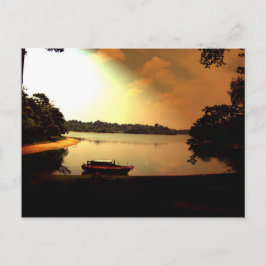 Singapore Sunset Briefkaart