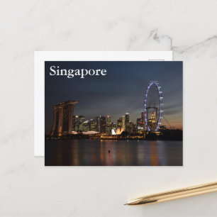  Singapore Tourism Travel Toevoegen Briefkaart