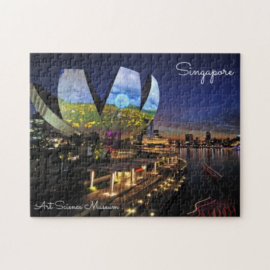 Singapore Travel Jigsaw Puzzle : Art Science Museu (Horizontal)