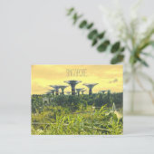 Singapore tuinen van de baai briefkaart (Staand voorkant)