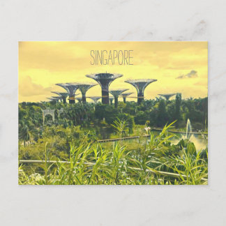 Singapore tuinen van de baai briefkaart
