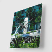 Singapore Vierkante Klok (Hoek)