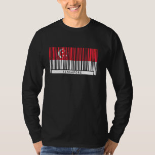 Singapore vlag Singapore — Heritage Barcode Singap T-shirt