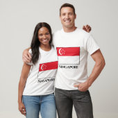 Singapore-vlag T-shirt (Unisex)