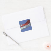 Singapore-vlag Vierkante Sticker (Envelop)