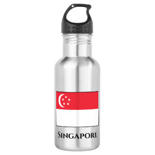 Singapore-vlag Waterfles