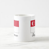 Singapore-vlaggenontwerp Koffiemok (Center)
