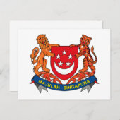 Singapore wapenstilstand briefkaart (Voorkant / Achterkant)