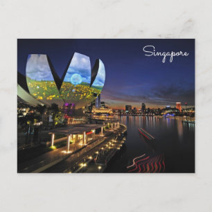 Singaporereisbriefkaart - Kunst Wetenschapsmuseum Briefkaart