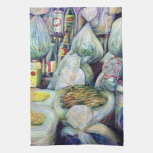 Singapore's zongedroogde aroma's theedoek