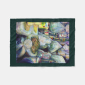 Singapore's zonnegedroogde aroma's fleece deken (Voorkant (Horizontaal))