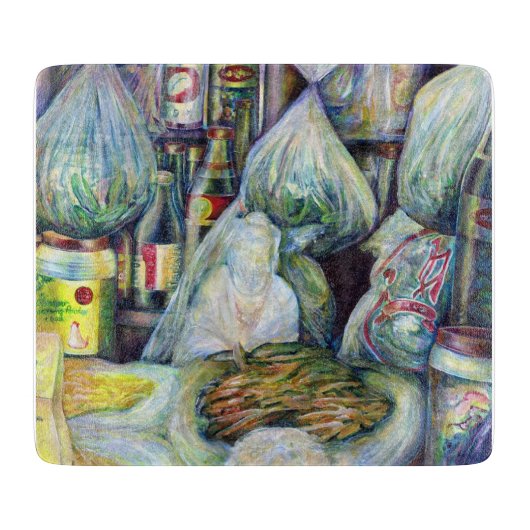 Singapore's zonnegedroogde aroma's snijplank (Voorkant)