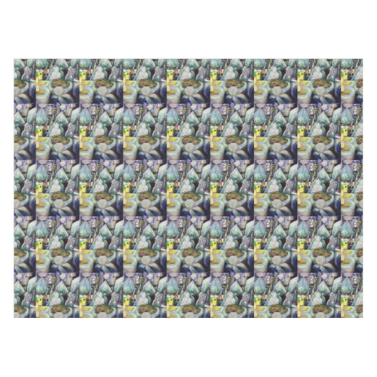 Singapore's zonnegedroogde aroma's tafelkleed (Voorkant (Horizontaal))