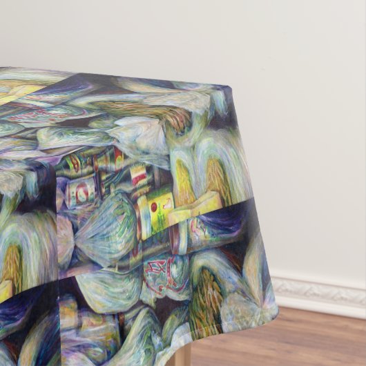 Singapore's zonnegedroogde aroma's tafelkleed (Voorbeeld)