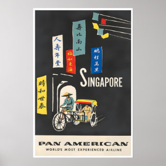 Singaporese Kunst Reisposter Muurprint Poster