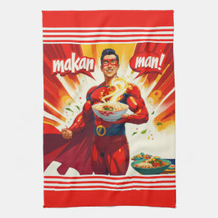 Singaporese Makan Man Keukenhanddoek