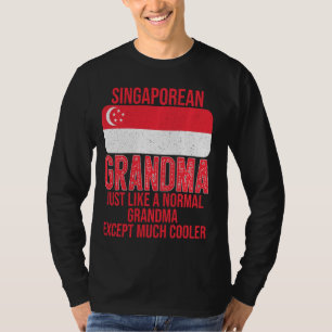  Singaporese oma singapore vlag voor het meeste T-shirt