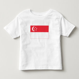 Singaporese vlag kinder shirts