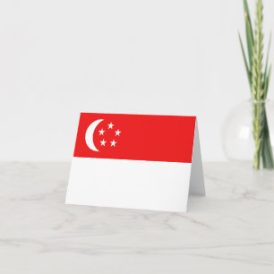 Singaporese Vlag Notitiekaart